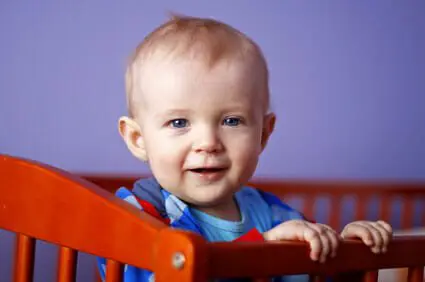Blog 6 Baby boy in crib