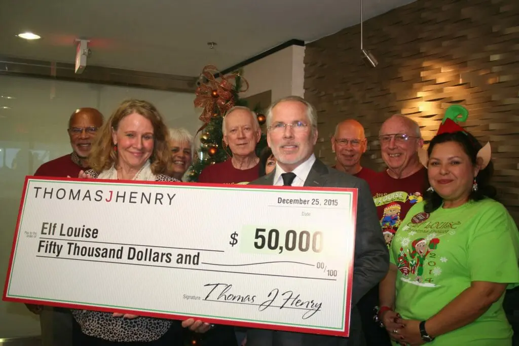 Thomas J. Henry Announces $50,000 Pledge to 2016 Elf Louise Christmas Project Radiothon 2 2016-elf