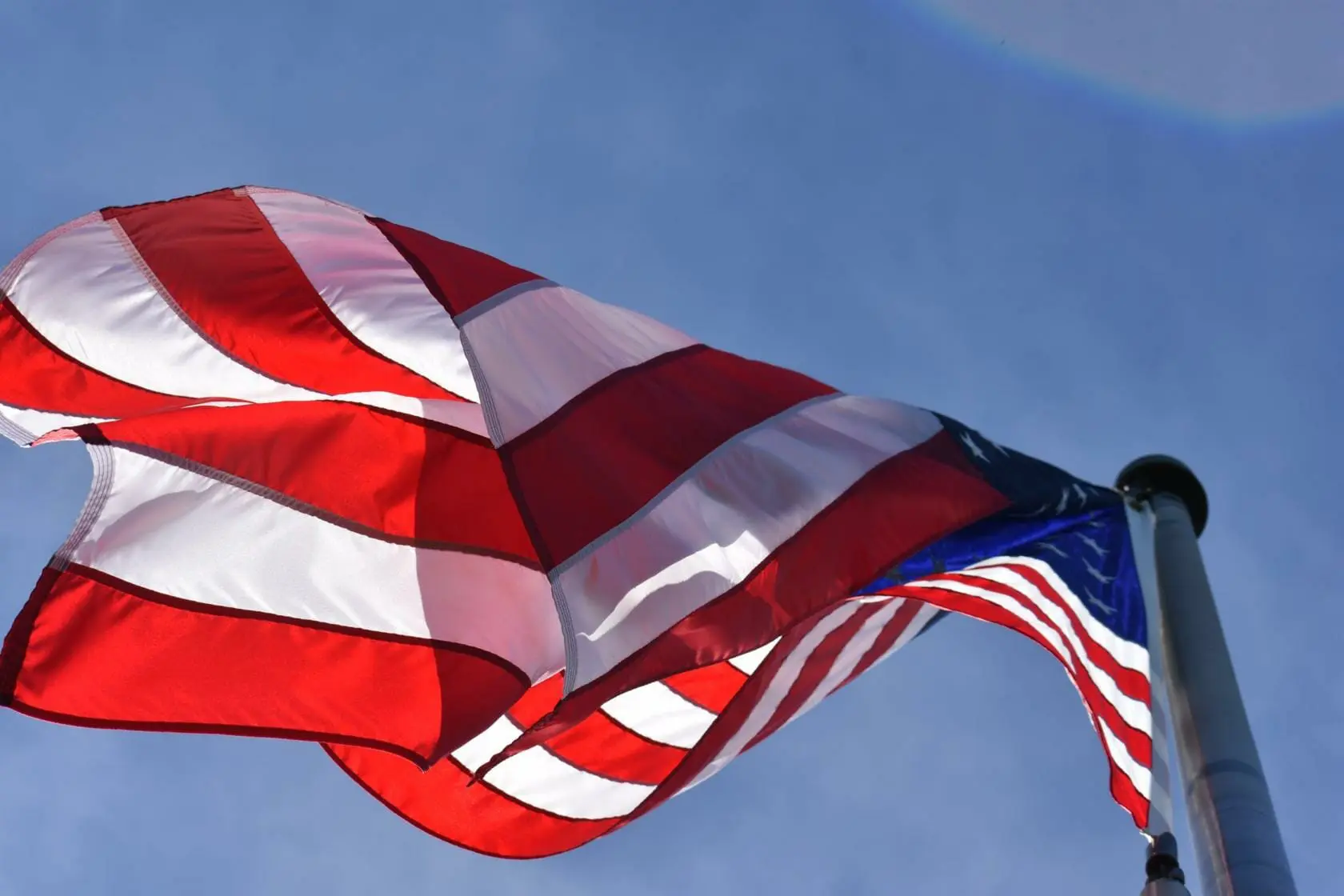 Blog 15 Low Angle Photography of American Flag