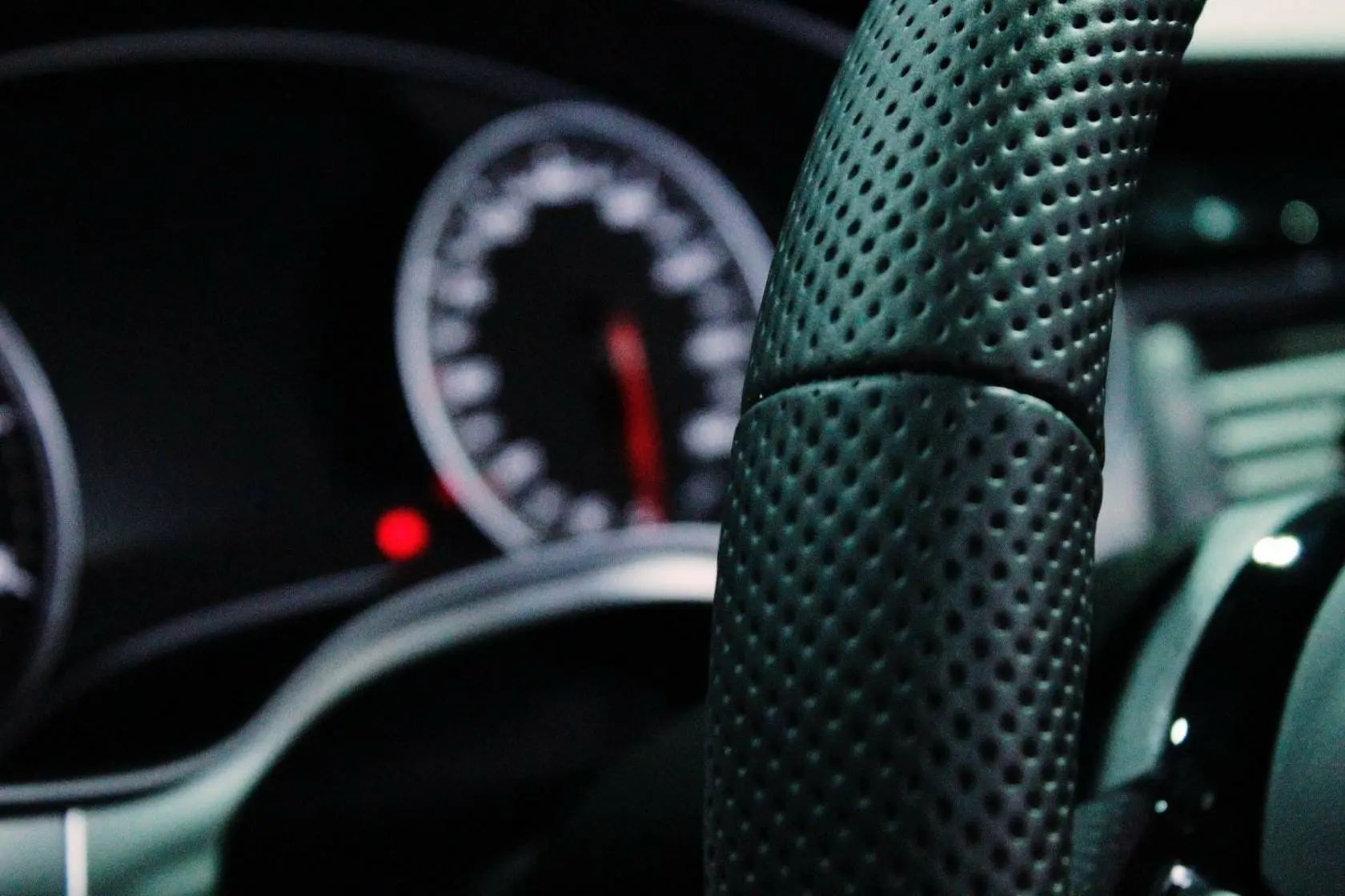 Blog 18 Close up of steering wheel grip