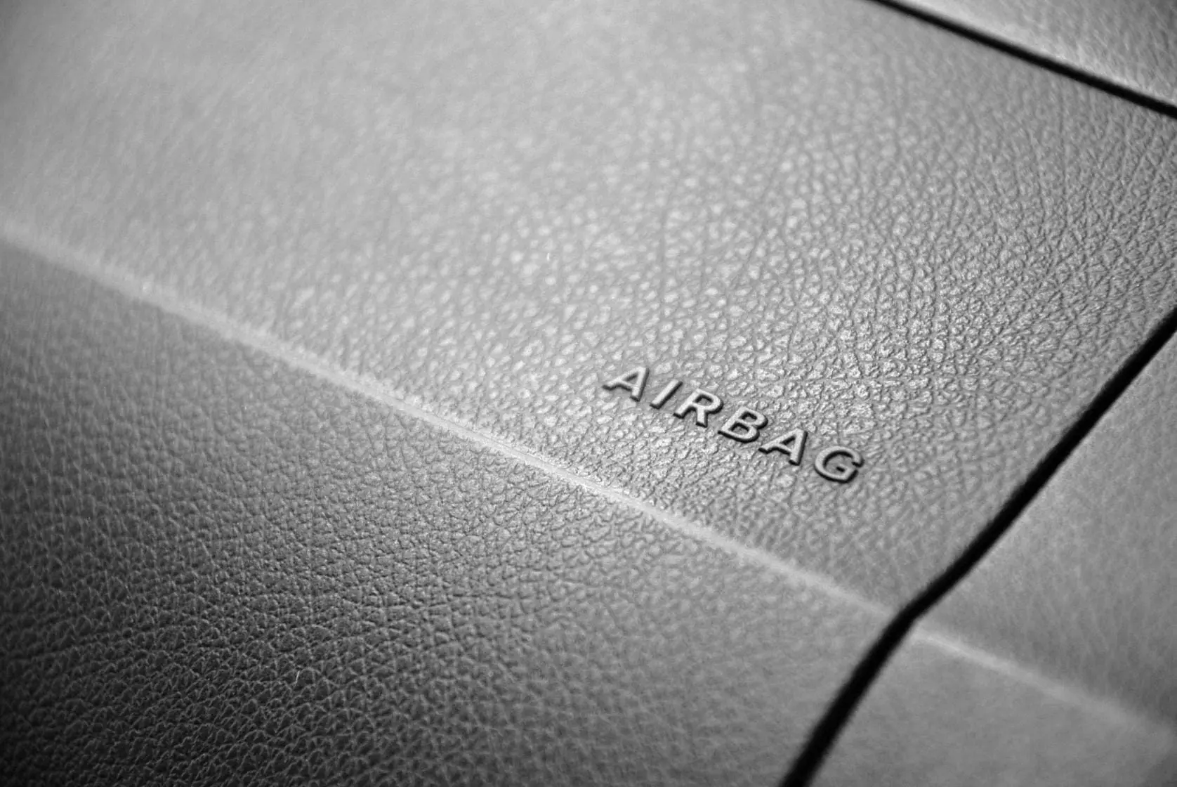 Blog 9 Close-up on airbag on dashboard