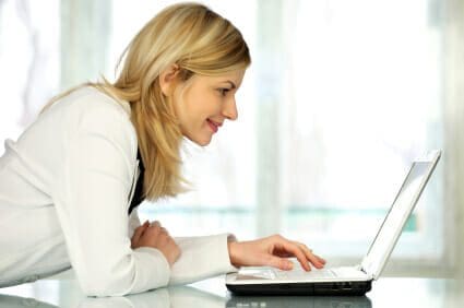 Blog 10 Woman browsing on laptop