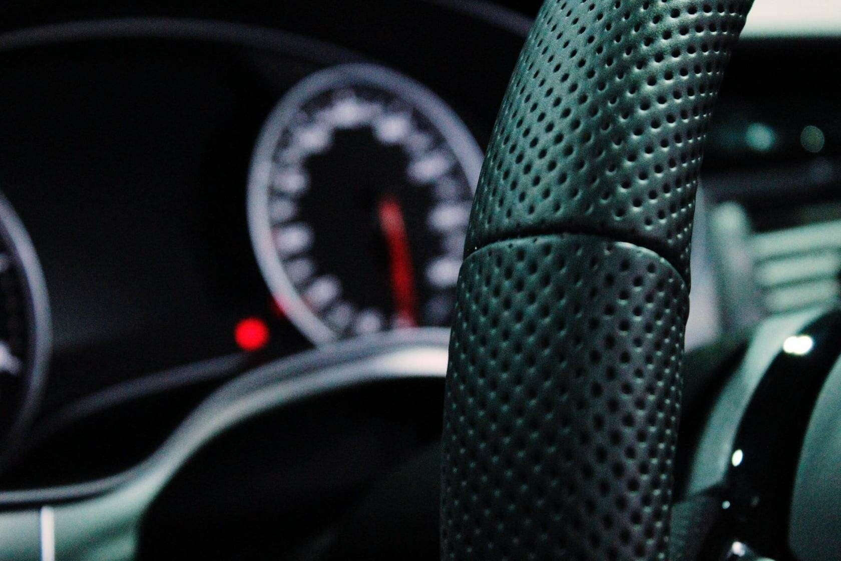 Blog 17 Close up of steering wheel grip