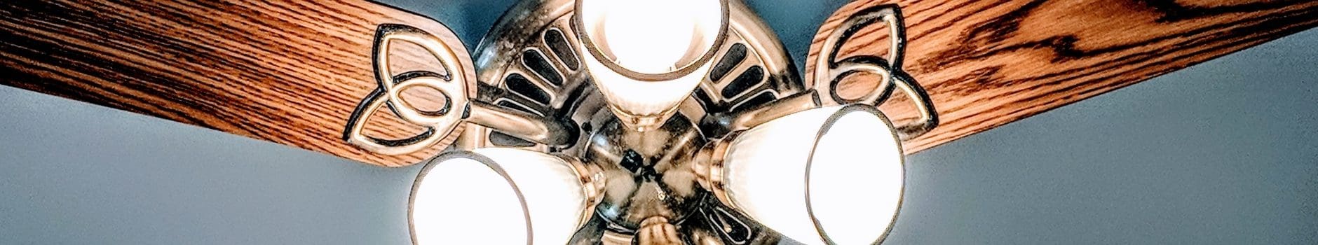 Blog 8 Wood paneling lighted ceiling fan